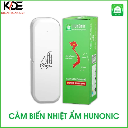 Cảm biến nhiệt độ và độ ẩm BLE Hunonic